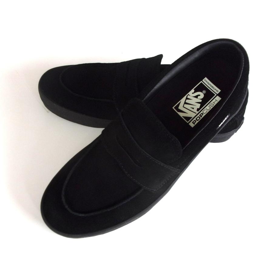 VANS SKATE LOAFER スケートローファー スエードブラック VANS（ヴァンズ） Vans Skate Loafer - Suede - Black/Black - バンズ