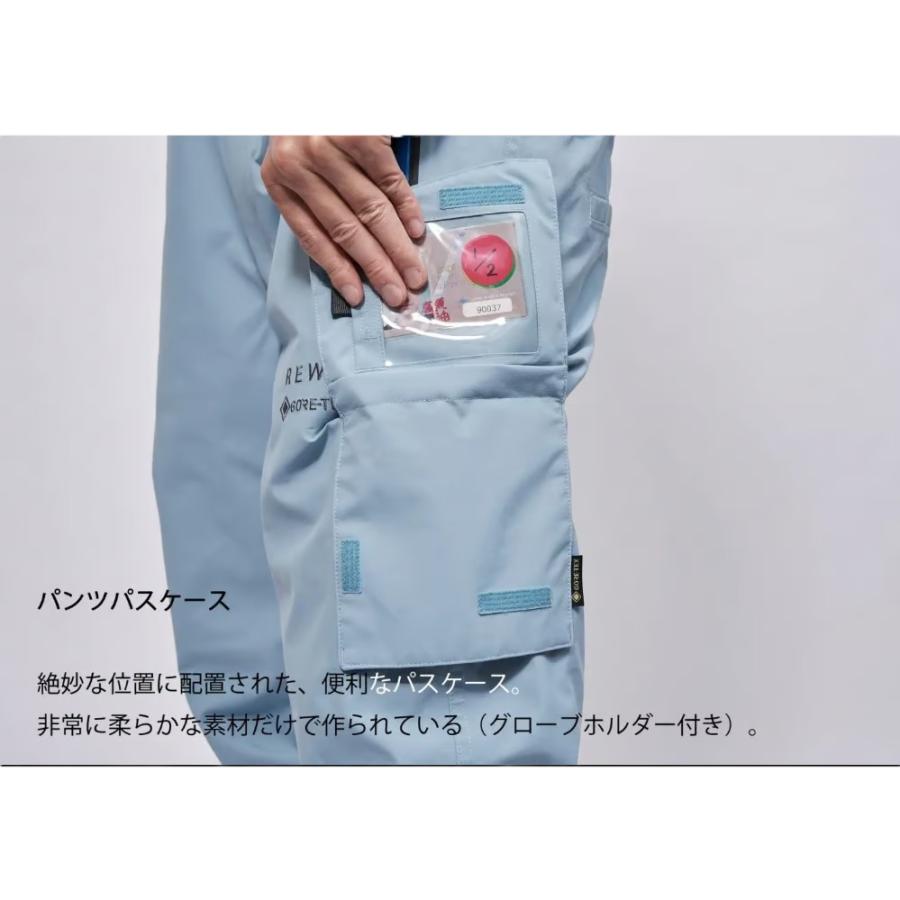 【SALE30%/正規取扱店】2024-25 REW OUTER WEAR STRIDER PANTS 21 STRAIGHT FIT [ GORE-TEX ] /　REW ストライダー パンツストレートフィット 21 (ゴアテックス) | REW | 06