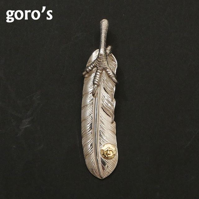 goro's 新品 ゴローズ 銀爪 メタル付き 特大フェザー 左向き goro's 新品 ゴローズ 銀爪 メタル付き 特大フェザー 左向き