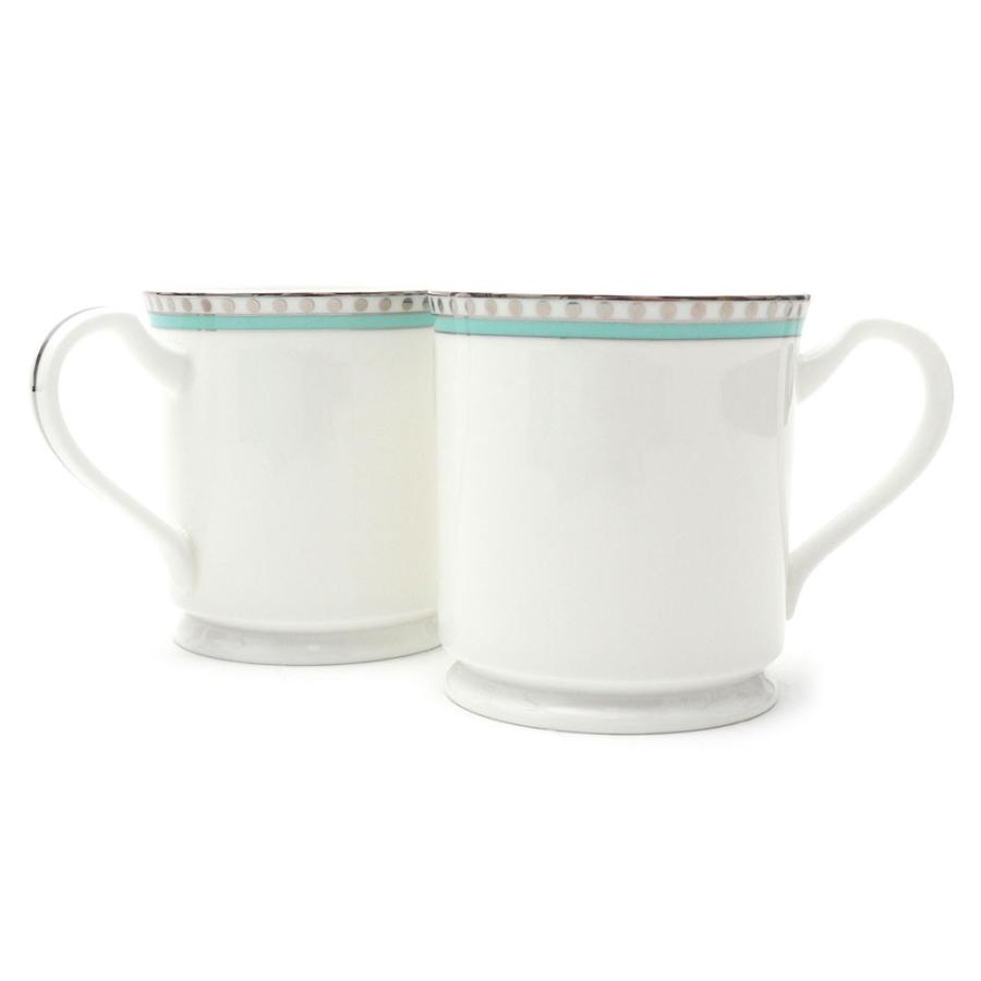 ティファニー プラチナブルーバンド マグカップ 2個セット ペア マグ 結婚祝い あすつく 新築祝い 新品 Tiffany Co White クリフエッジ 通販 Yahoo ショッピング