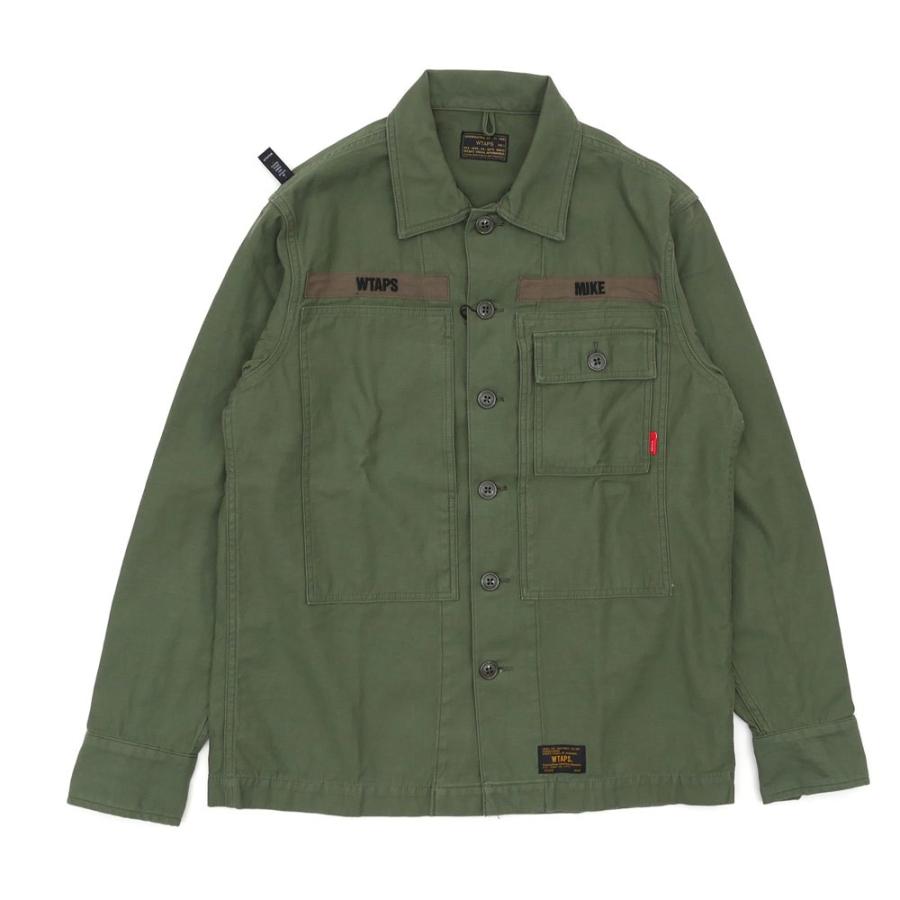 WTAPS (ダブルタップス) HBT LS/SHIRT.COTTON.SATIN(長袖シャツ WTAPS (ダブルタップス) HBT LS/SHIRT.COTTON.SATIN(長袖シャツ