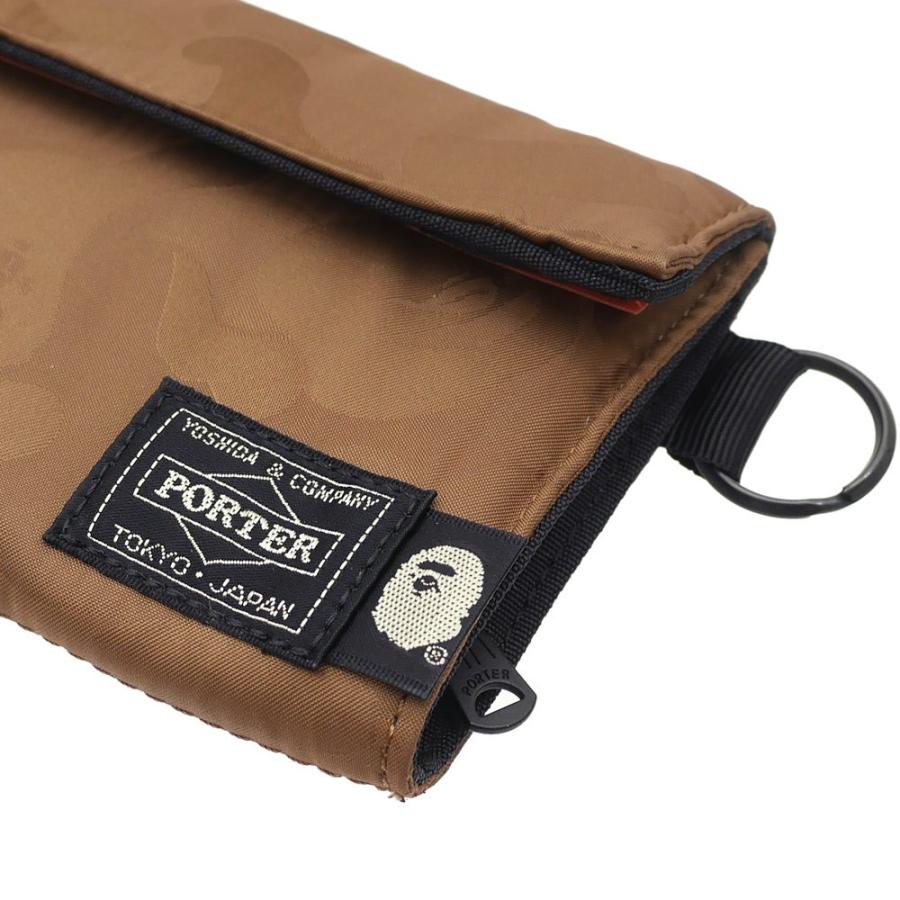 A BATHING APE (エイプ) PORTER ABC POLYESTER JACQUARD WALLET A BATHING APE (エイプ) PORTER ABC POLYESTER JACQUARD WALLET