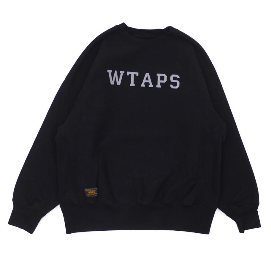 WTAPS (ダブルタップス) DESIGN C-NECK COLLEGE.SWEATSHIRT.COTTON (スウェット) 171ATDT-CSM08 209-000481-031- 新品 (SWT/HOODY)｜cliffedge｜02