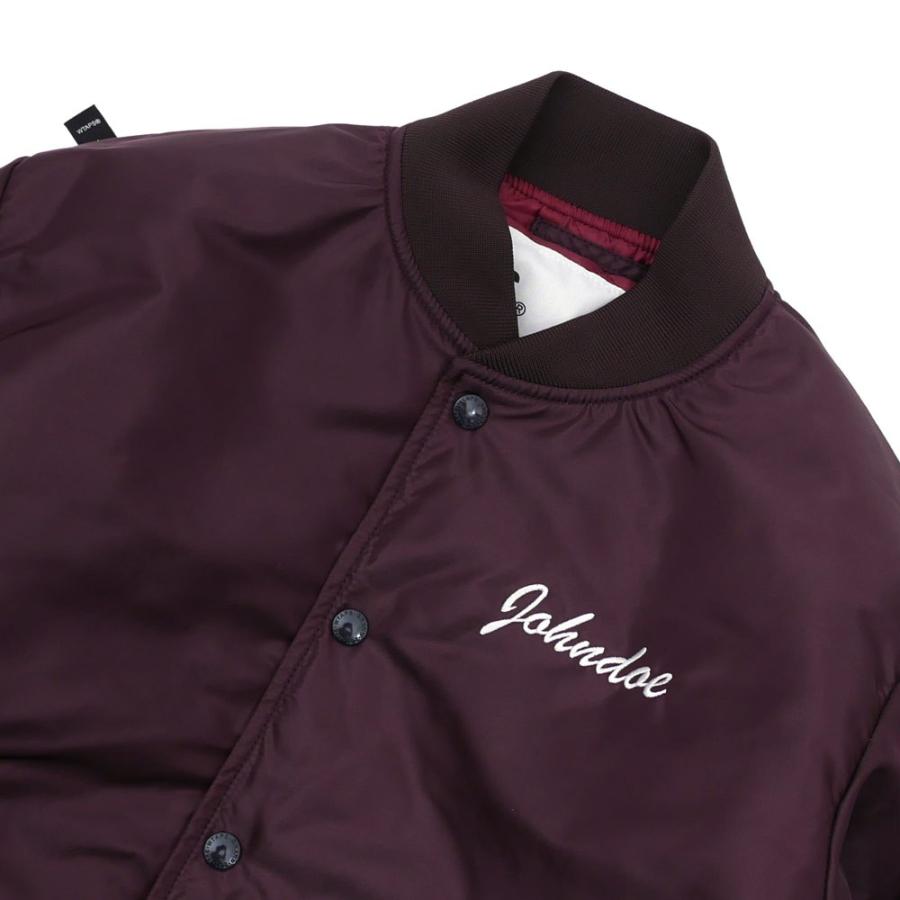 WTAPS バーガンディ ジャケット John Doe
