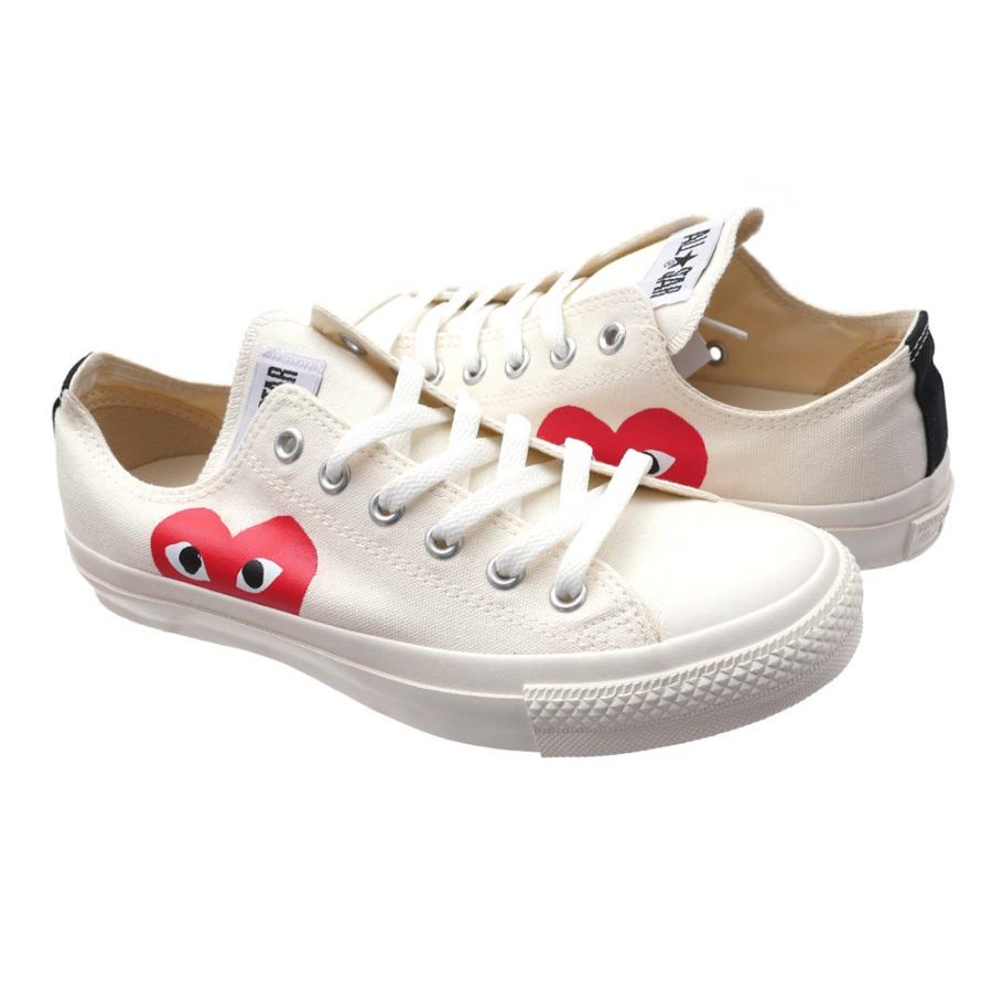 新品 プレイ コムデギャルソン PLAY COMME des GARCONS x コンバース CONVERSE ALL STAR OX PCDG スニーカー WHITE 291002211260 フットウェア｜cliffedge｜02