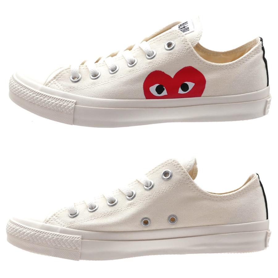 新品 プレイ コムデギャルソン PLAY COMME des GARCONS x コンバース CONVERSE ALL STAR OX PCDG スニーカー WHITE 291002211260 フットウェア｜cliffedge｜03