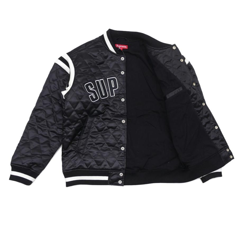 Supreme シュプリーム SUPREME Quilted Satin Varsity Jacket Supreme シュプリーム SUPREME Quilted Satin Varsity Jacket