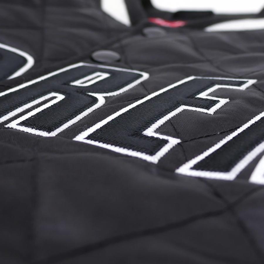 Supreme シュプリーム SUPREME Quilted Satin Varsity Jacket Supreme シュプリーム SUPREME Quilted Satin Varsity Jacket