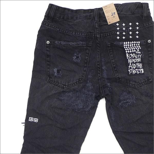 Ron Herman(ロンハーマン) x ksubi(スビ) AMERICANS DENIM PANTS (デニムパンツ&ソックスセット) BLACK 240-001413-281- 新品 (パンツ)｜cliffedge