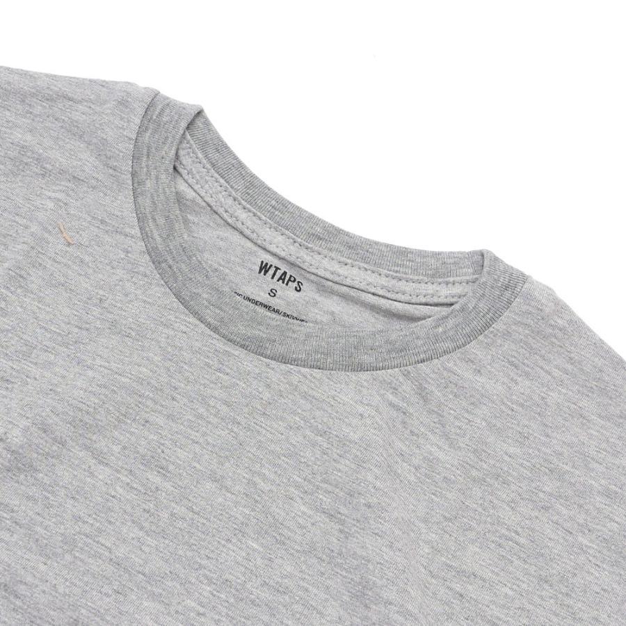 WTAPS (ダブルタップス) SKIVVIES.TEE-C (Tシャツ 3枚セット) GRAY 200-007439-032- 新品 (半袖Tシャツ)｜cliffedge｜03