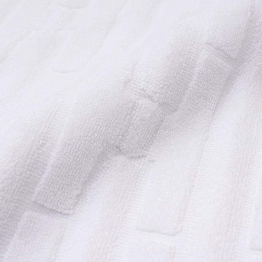 HERMES (エルメス) LABYRINTHE HAND TOWEL (ハンドタオル) WHITE