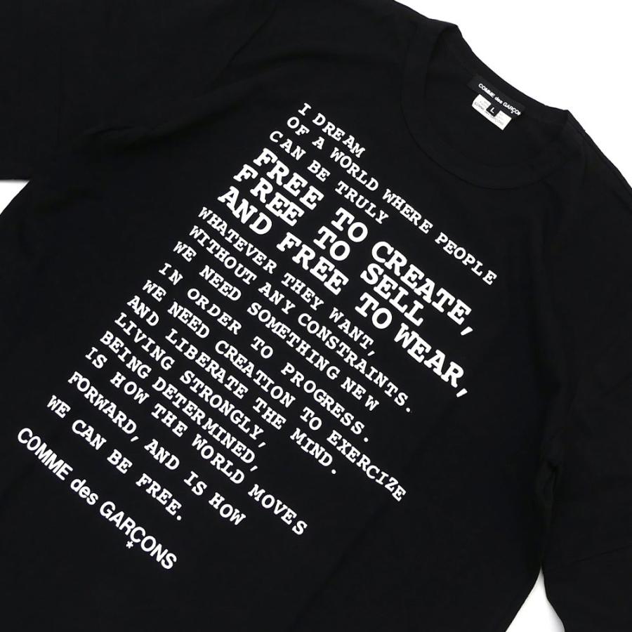 COMME des GARÇONS ブラック長袖Tシャツ S ギャルソン 綿 楽天市場】comme des garcons 長袖（Tシャツ・カットソー