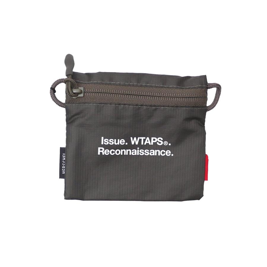 WTAPS ブラック コインケース WTAPS (ダブルタップス) x Herschel Supply Co.(ハーシェル