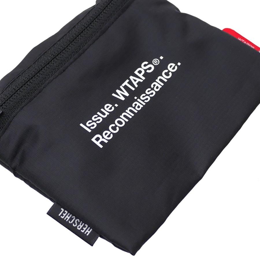 WTAPS ブラック コインケース WTAPS (ダブルタップス) x Herschel Supply Co.(ハーシェル