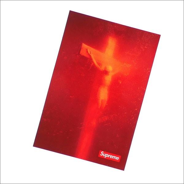 シュプリーム SUPREME Piss Christ Sticker (ステッカー) RED 290-004474-013+ 新品 (グッズ)｜cliffedge