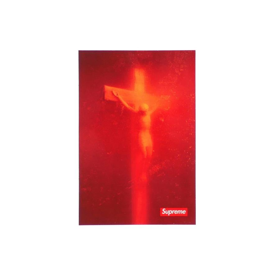 シュプリーム SUPREME Piss Christ Sticker (ステッカー) RED 290-004474-013+ 新品 (グッズ)｜cliffedge｜02