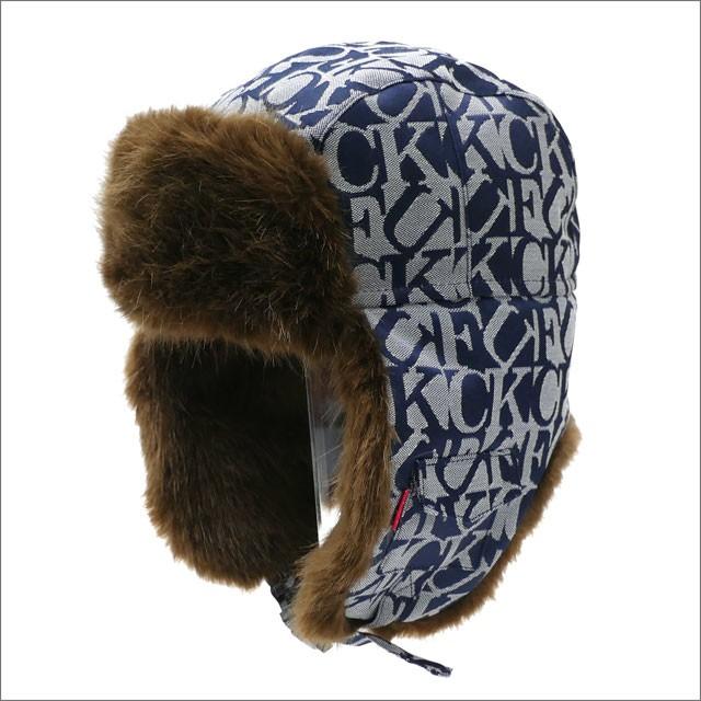 シュプリーム SUPREME Fuck Jacquard Trooper (ボンバーハット) BLUE 265-000976-014+ 新品 (ヘッドウェア)