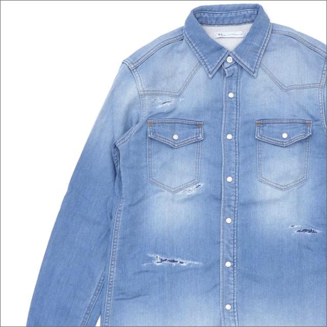 Ron Herman ロンハーマン Denim L S Shirt 長袖シャツ Blue 216 044 新品 Tops Anguloyasociados Com