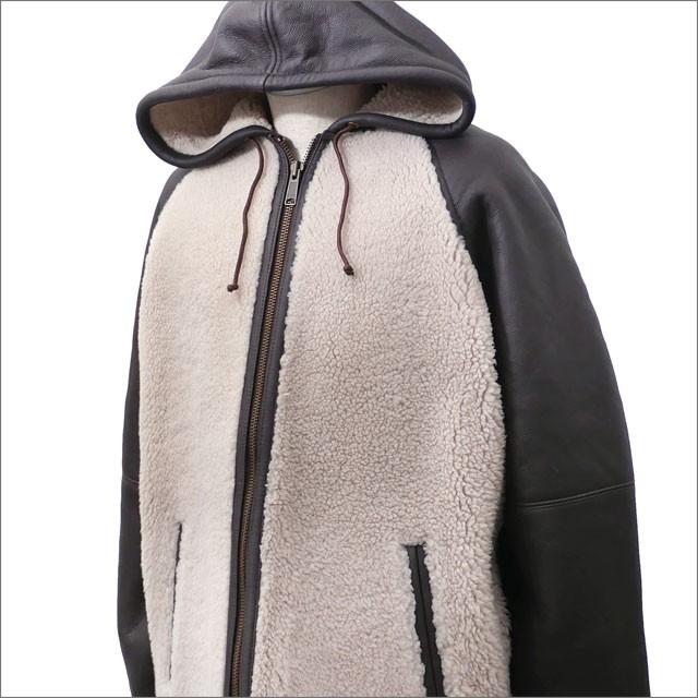 supreme reversed shearling hooded jacket