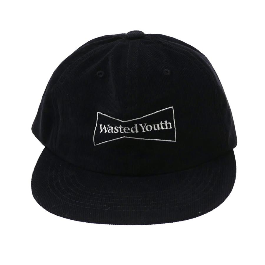 Wasted Youth ウェイステッド ユース Corduroy Logo Cap キャップ Black 265 0009 011 新品 ヘッドウェア クリフエッジ 通販 Yahoo ショッピング