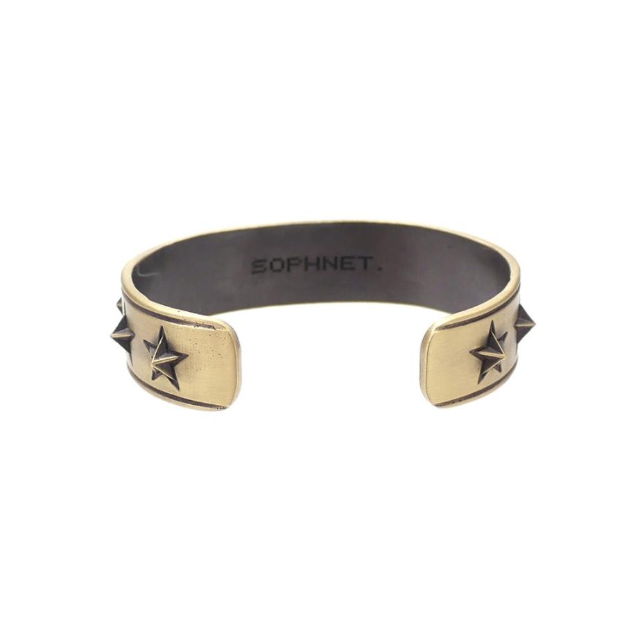 SOPHNET.(ソフネット) STAR BANGLE (バングル)(ブレスレット) GOLD 269-000336-018 新品 (グッズ)｜cliffedge｜04