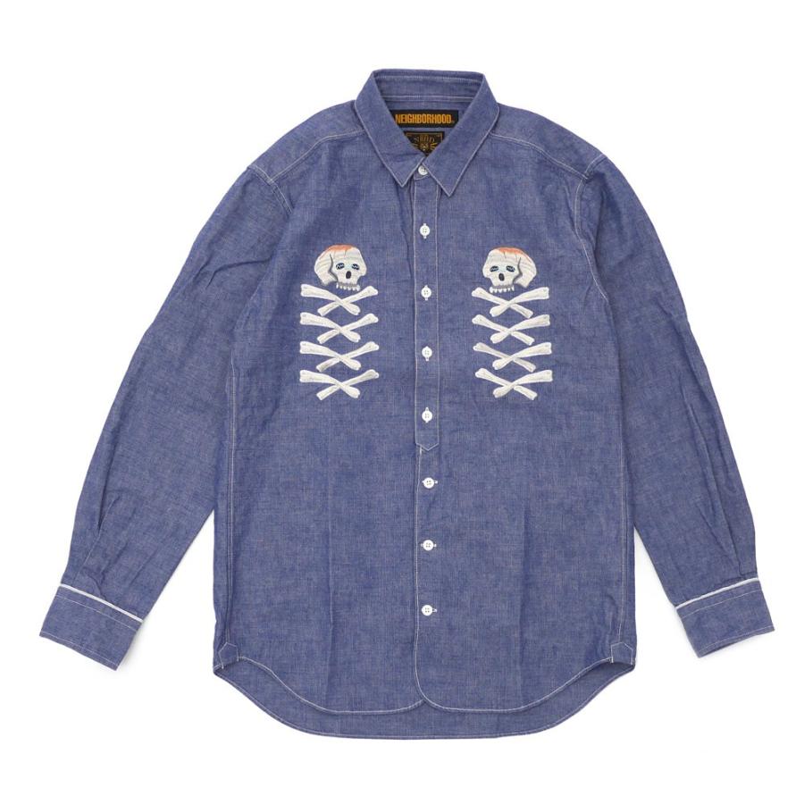 NEIGHBORHOOD ネイバーフッド CHAMBRAY/C-SHIRT.LS (シャンブレー長袖  