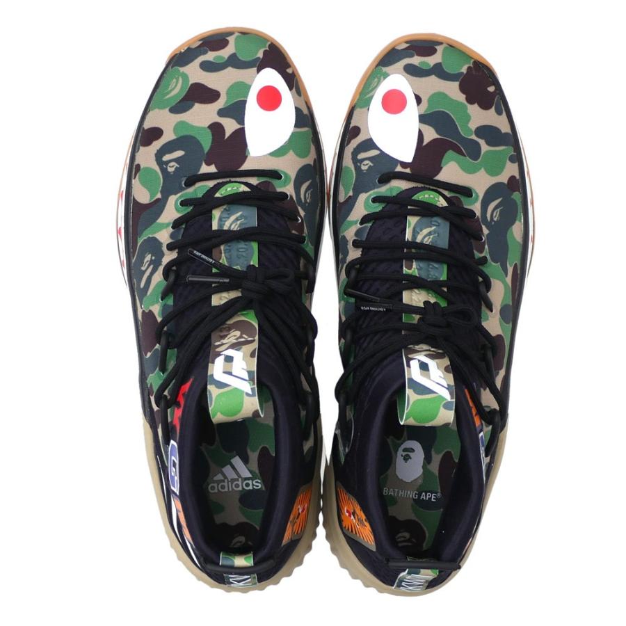 A BATHING APE (エイプ) x adidas(アディダス) DAME4 (スニーカー) PANTON/FTWWHT/CBLACK AP9974 291-002384-275+ 新品 (フットウェア)｜cliffedge｜06