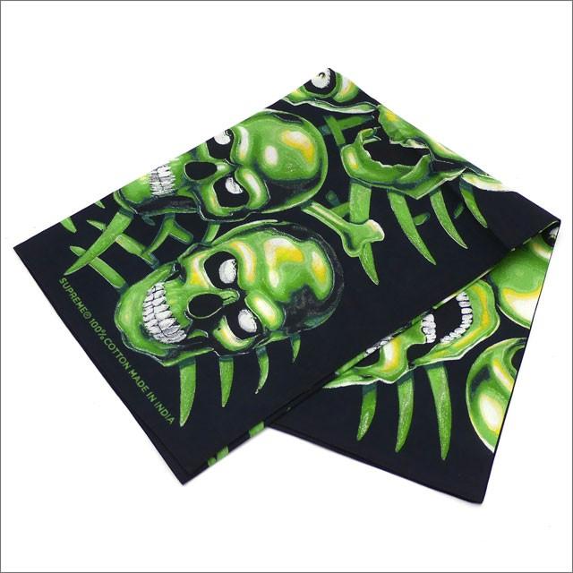 Clothing Supreme Green Skull Bandana Bounty Hunter Supreme Skull