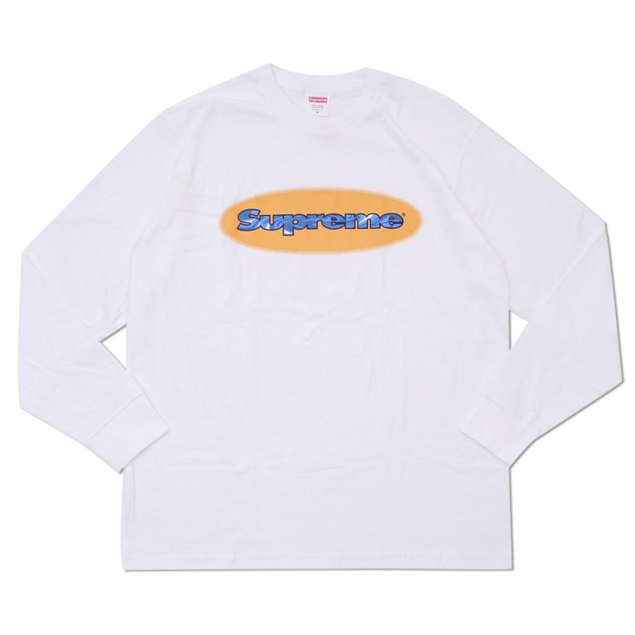 supreme white long sleeve tee