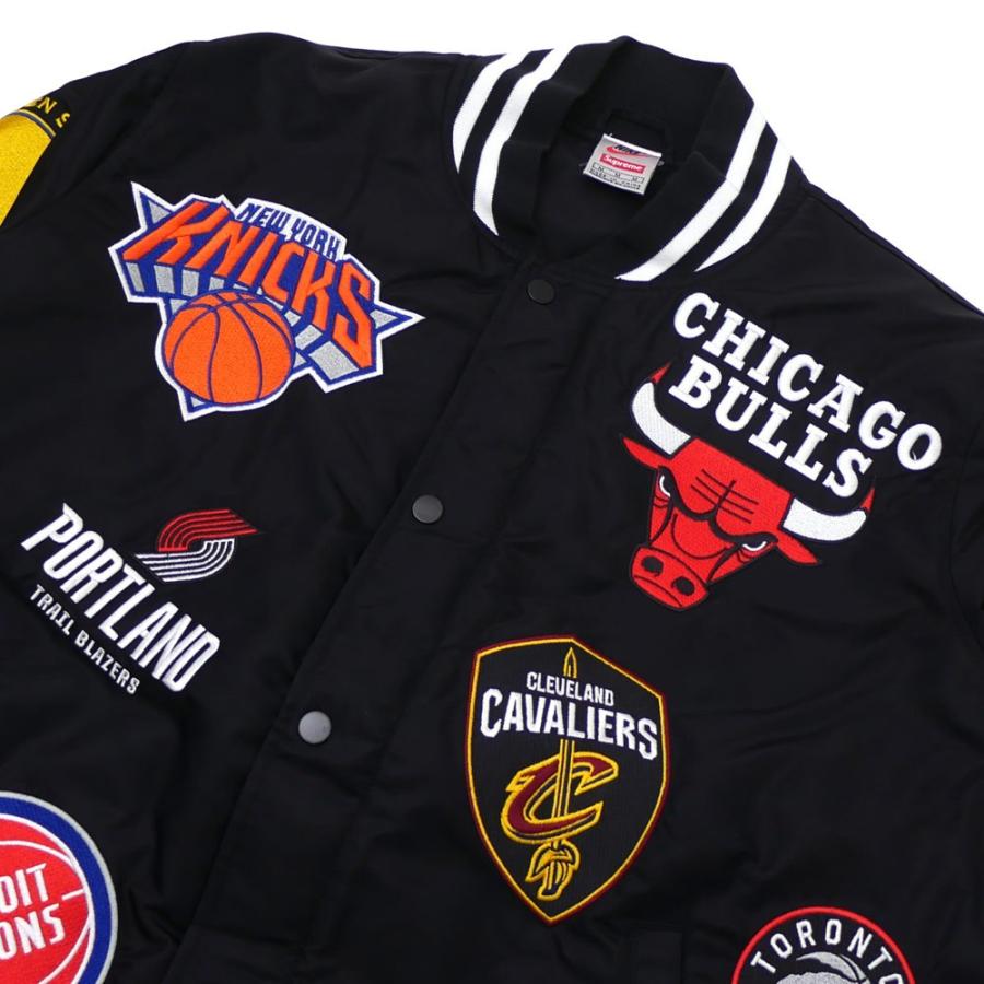 Y*a様 [正規品] SUPREME シュプリーム NBA Team Jacke Supreme X Nike/NBA Teams Warm-Up Black Varsity Jacket