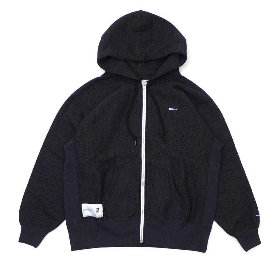 DESCENDANT(ディセンダント) PE/ZIPUP HOODED SWEATSHIRT (スウェット  