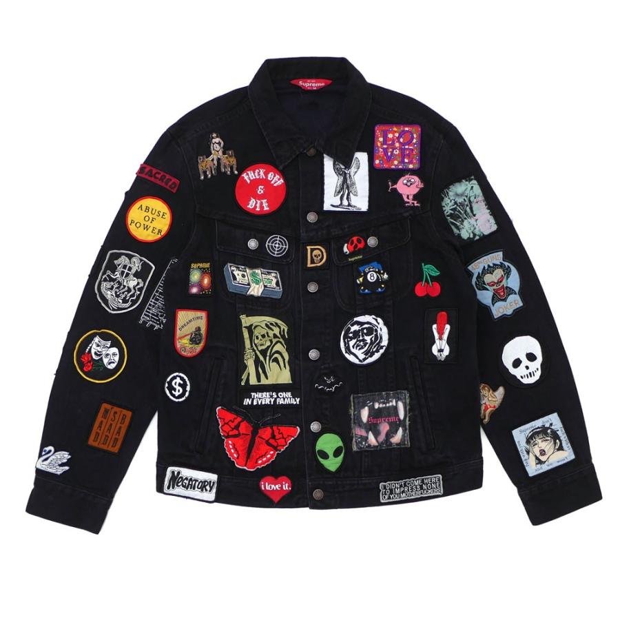 完成品 SUPREME(シュプリーム) Patches Denim (OUTER) (デニム BLACK