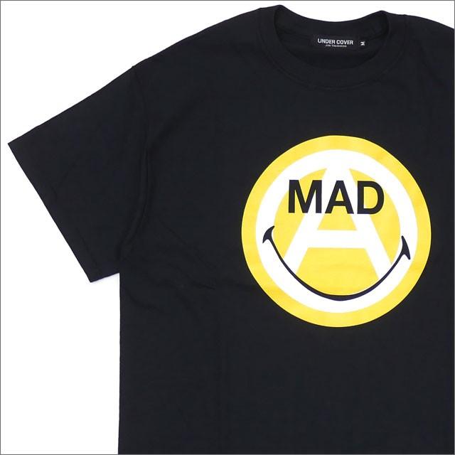 【人気商品】 UNDERCOVER(アンダーカバー) x 417-000039-041+【新品】(半袖Tシャツ) BLACK (Tシャツ) TEE A CIRCLE SMILE MAD VERDY(ヴェルディ) 半袖