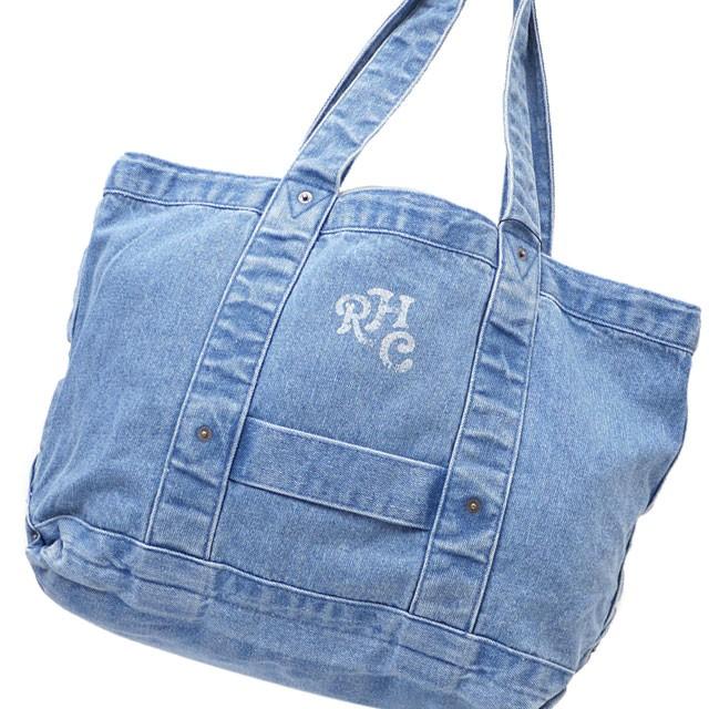 RHC Ron Herman(ロンハーマン) DENIM TOTE BAG L (トートバッグ RHC Ron Herman(ロンハーマン) DENIM TOTE BAG L (トートバッグ
