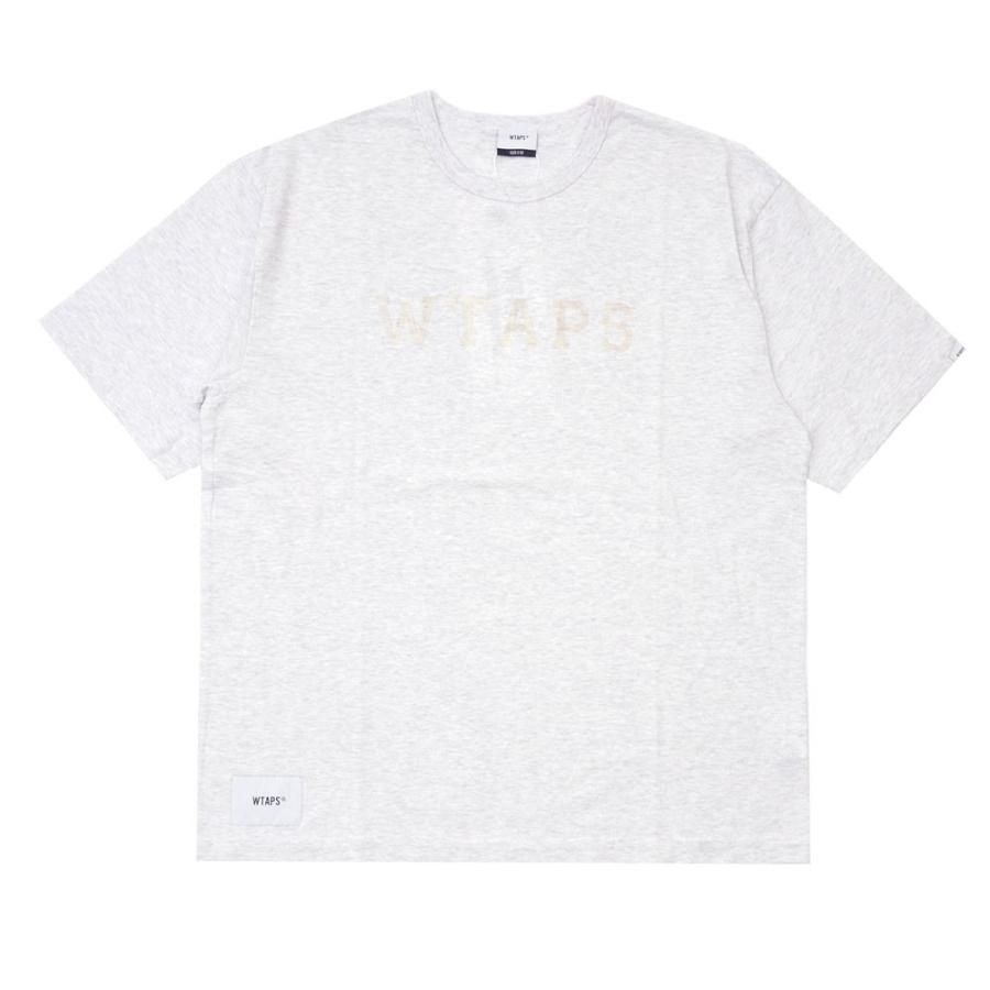 トップス Wtaps DESIGN SS COLLE TEE.181ATDT-CSM03S WTAPS（ダブルタップス） DESIGN SS COLLEGE TEE Tシャツ GRAY 181ATDT