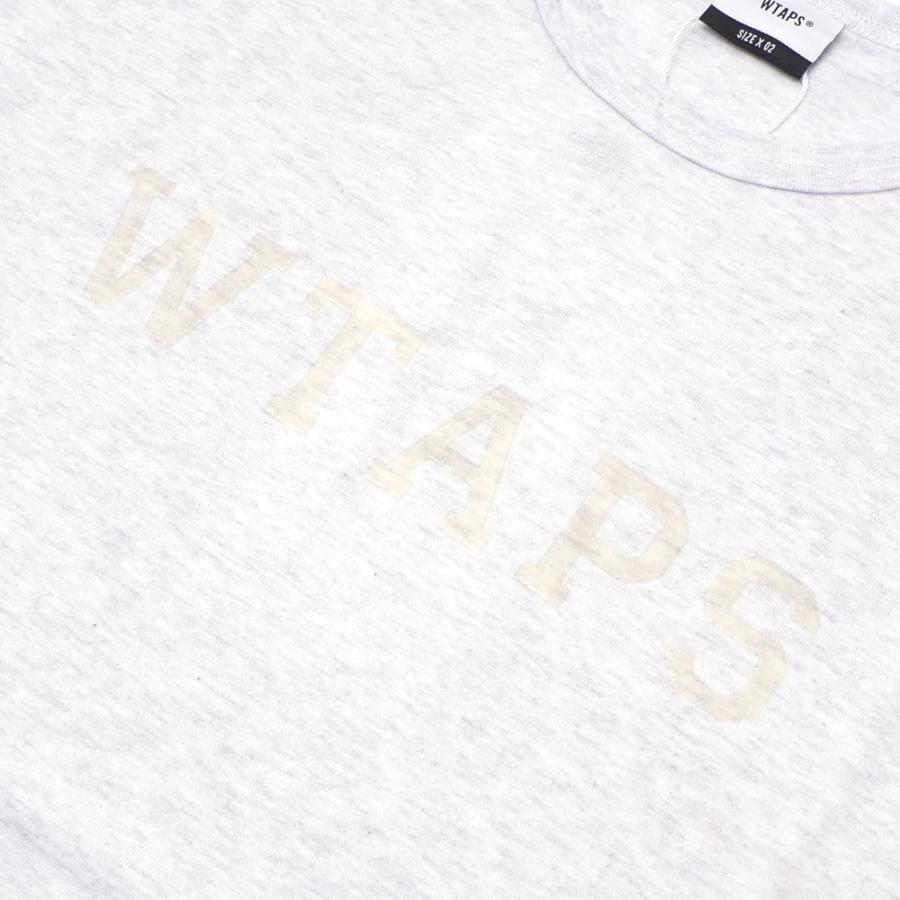 WTAPS (ダブルタップス) DESIGN SS COLLEGE TEE (Tシャツ) GRAY
