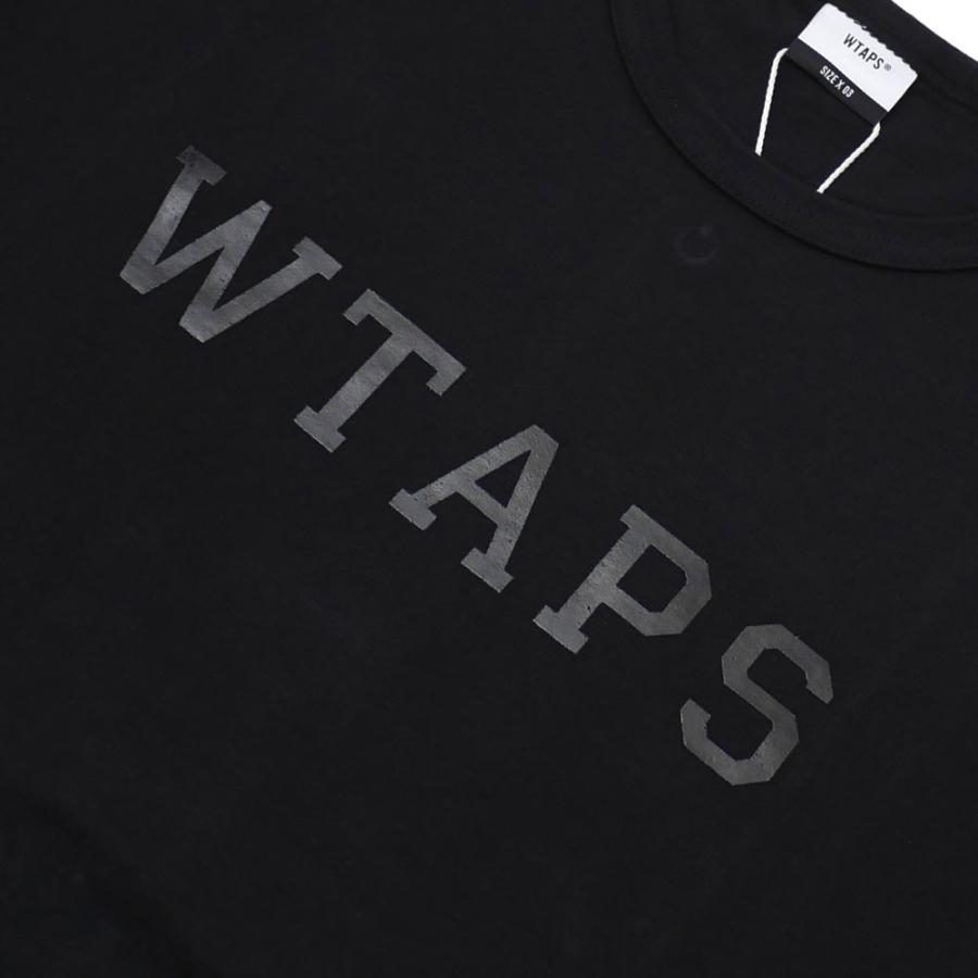WTAPS (ダブルタップス) DESIGN SS COLLEGE TEE (Tシャツ) BLACK