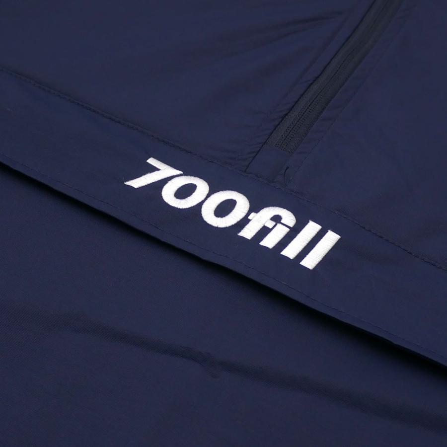 700fill(セブンハンドレッドフィル) Payment Logo Pullover (プルオーバージャケット) NAVY 228-000159-047+ 新品 (OUTER)｜cliffedge｜05