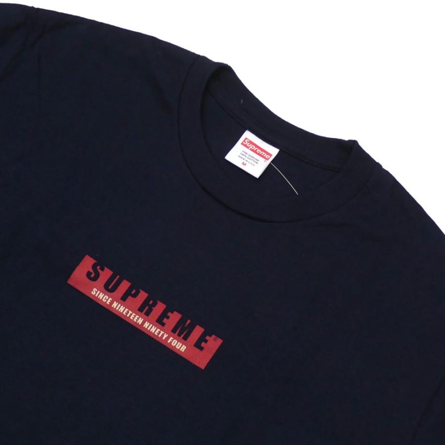 Supreme シュプリーム SUPREME 1994 LS Tee (長袖Tシャツ) NAVY