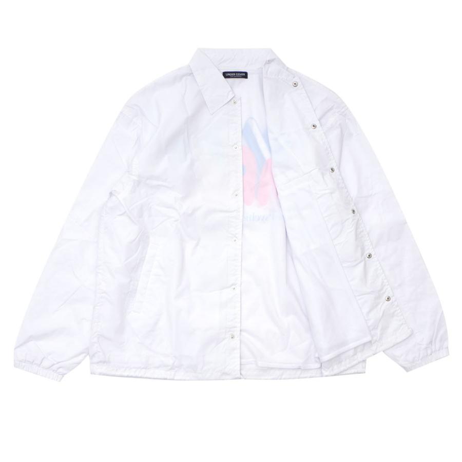 アンダーカバー UNDERCOVER COACH JACKET (コーチジャケット) WHITE 225-000383-530- 新品 (OUTER)｜cliffedge｜04