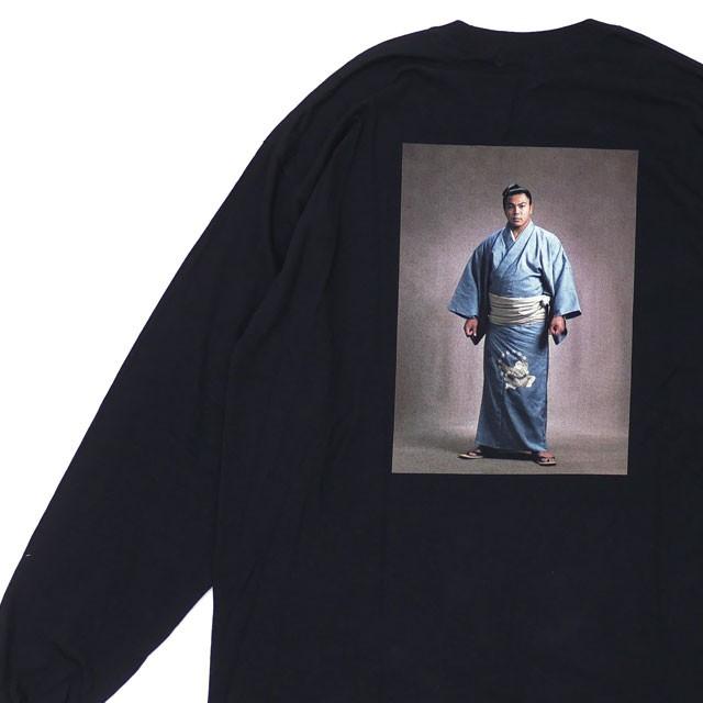 ラブラット LABRAT 別注 千代の富士 LS Tee 長袖Tシャツ BLACK 