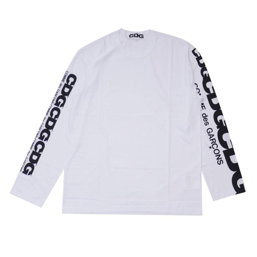 シーディージー CDG コムデギャルソン COMME des GARCONS CDG LS TEE 長袖Tシャツ WHITE ホワイト 白 メンズ 新品 202000967060 TOPS｜cliffedge｜02