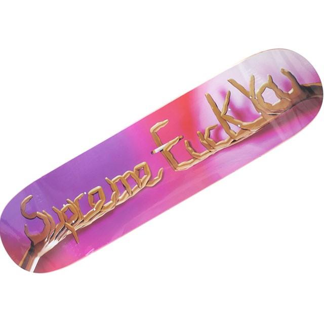 Supreme シュプリーム SUPREME Fuck You Skateboard スケート Supreme シュプリーム SUPREME Fuck You Skateboard スケート