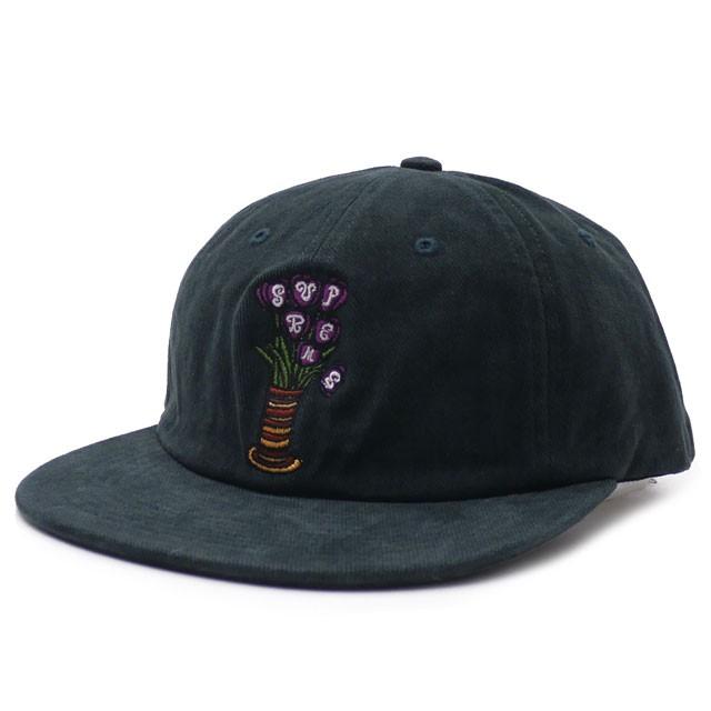 シュプリーム SUPREME Flowers 6-Panel 6パネルキャップ DARK GREEN