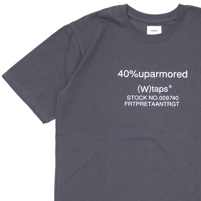 WTAPS ダブルタップス 40PCT UPARMORED TEE Tシャツ GRAY グレー WTAPS ダブルタップス 40PCT UPARMORED TEE Tシャツ GRAY グレー
