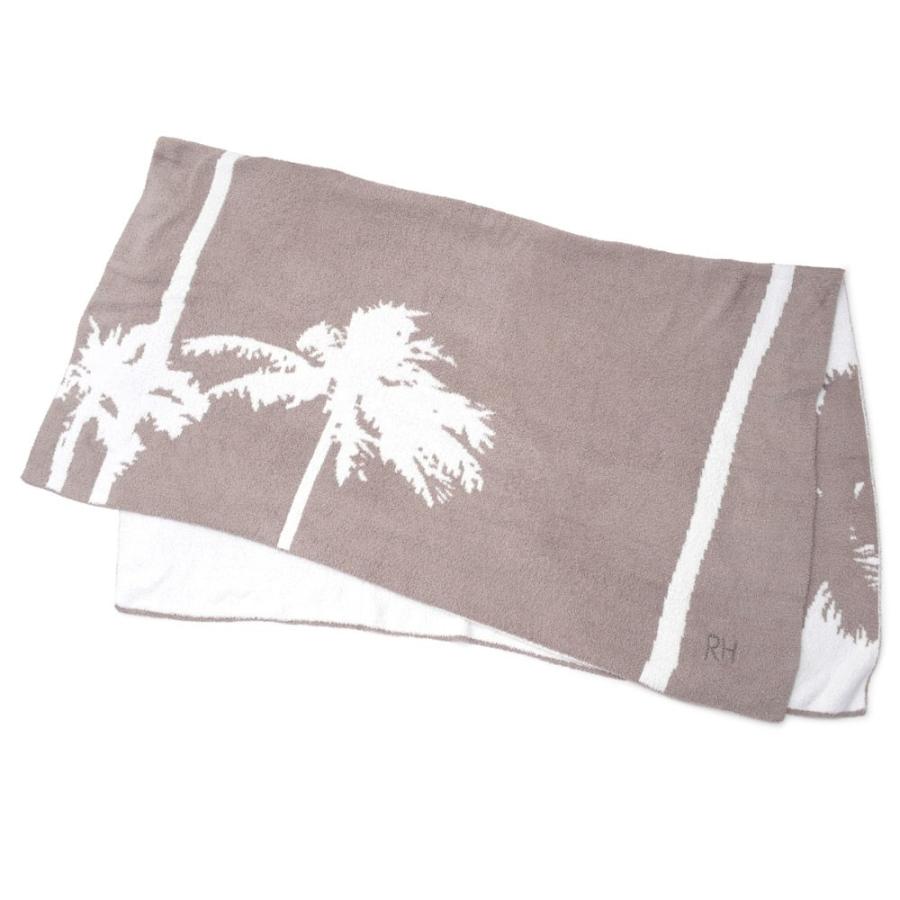 ベアフットドリームス ロンハーマン BAREFOOT DREAMS for Ron Herman Palm Tree Blanket SAND 新品 290004861016 グッズ｜cliffedge｜02