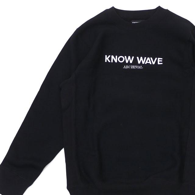 ノーウェーブ Know Wave Archival Crewneck スウェット BLACK ブラック 