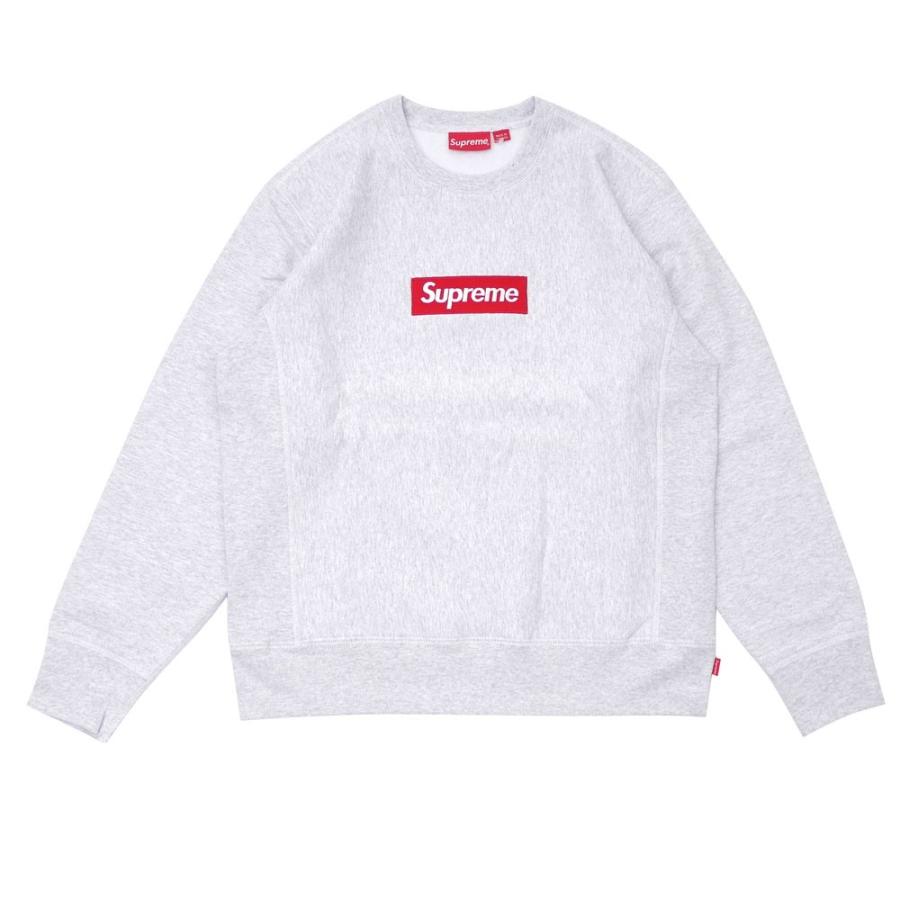 【数量限定特別価格】 新品 シュプリーム SUPREME Box Logo Crewneck BOXロゴ スウェット ASH GREY 209000541142 SWT/HOODY｜cliffedge｜02