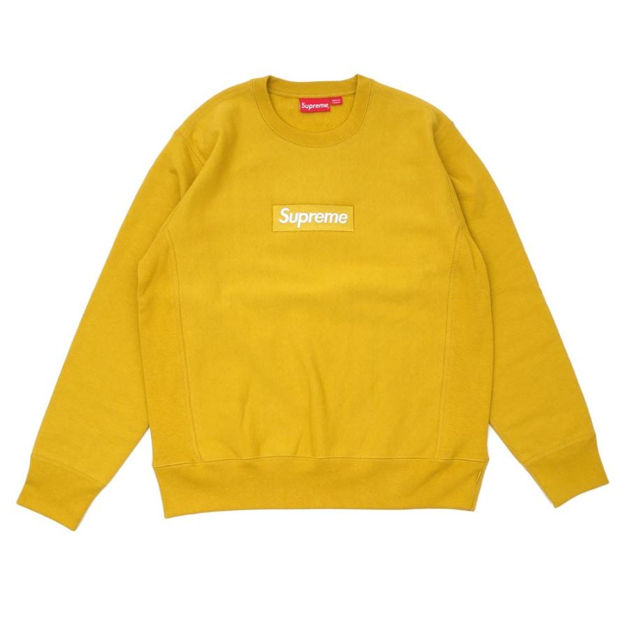 【価格見直しました】シュプリーム SUPREME Box Logo Crewneck ボックスロゴ BOXロゴ スウェット MUSTARD 【新品】 209000541148 SWT/HOODY Supreme（シュプリーム） 【価格見直しました】 新品 SUPREME Box Logo