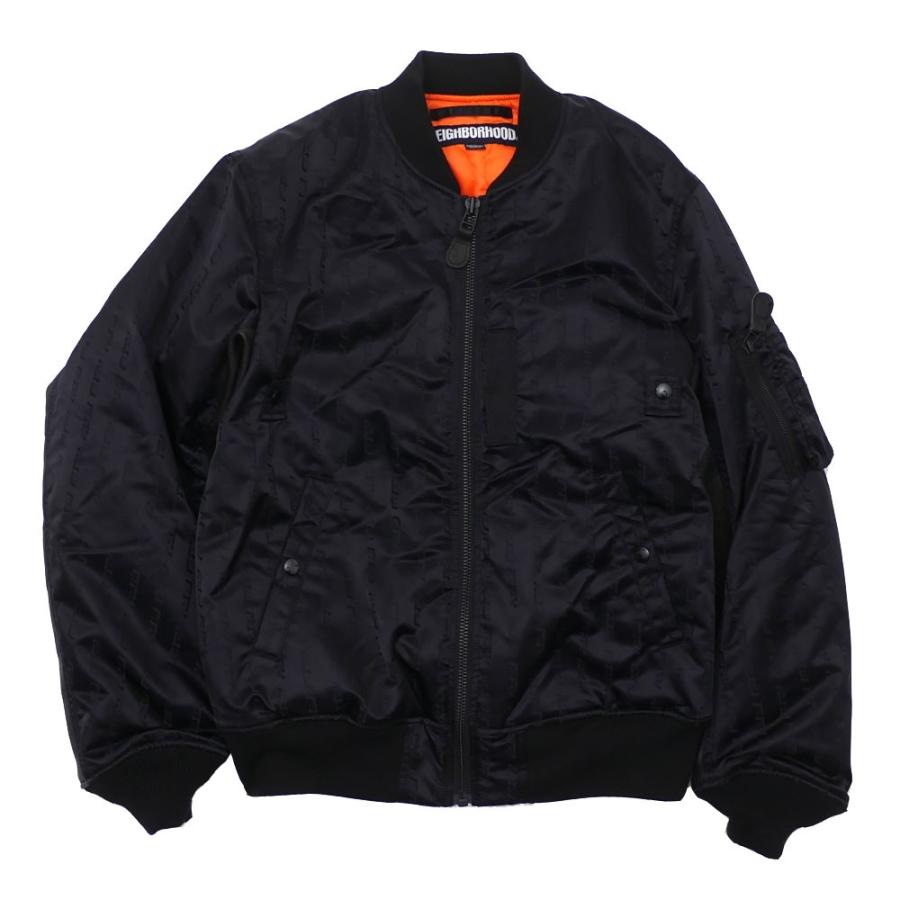 NEIGHBORHOOD ネイバーフッド EM MA 1 N JKT ジャケット BLACK NEIGHBORHOOD ネイバーフッド EM MA 1 N JKT ジャケット BLACK